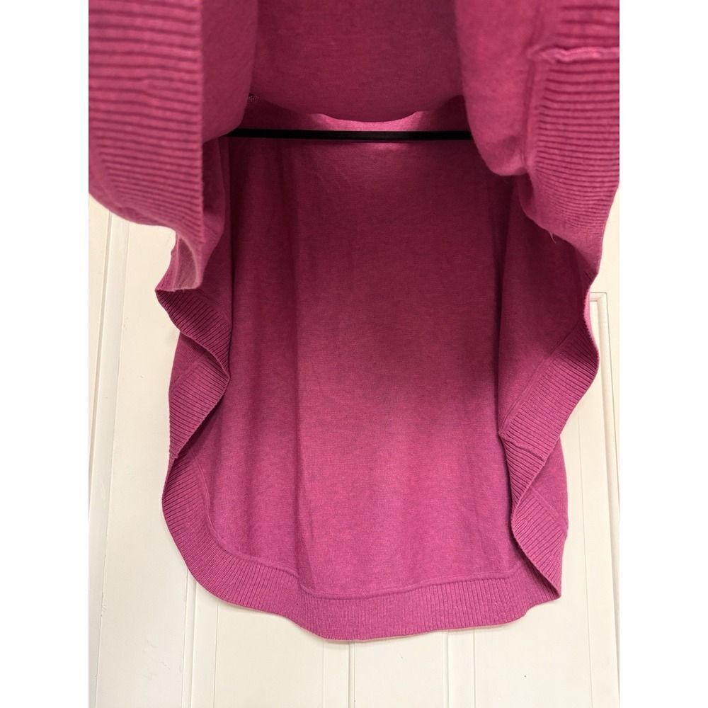 Talbots Bow Neck Poncho Cape Sweater. Womens. Pink. Sz M - Picture 4 of 16